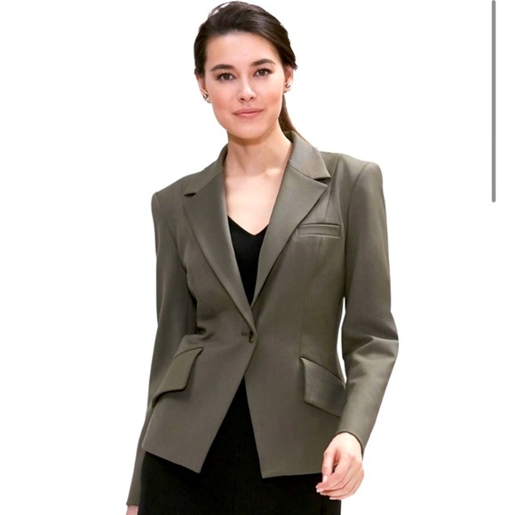 MM Lafleur Jackets & Blazers - MM Lafleur Jacob’s Jacket/Blazer in Jet Twill Juniper SZ 8 NWT!
